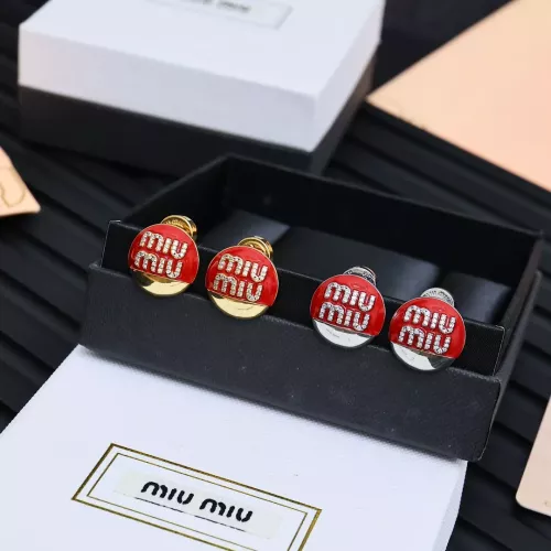 Replica MIU MIU Earrings For Women #1280301 $29.00 USD for Wholesale