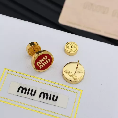 MIU MIU Earrings For Women #1280310 $27.00 USD, Wholesale Replica MIU MIU Earrings