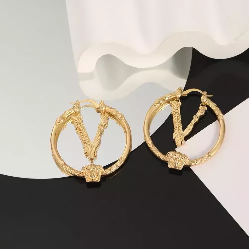 Replica Versace Earrings For Women #1280325 $29.00 USD for Wholesale