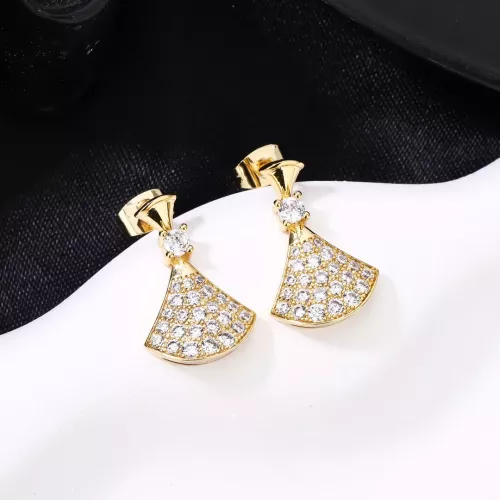 Replica Bvlgari Earrings For Women #1280463 $25.00 USD for Wholesale