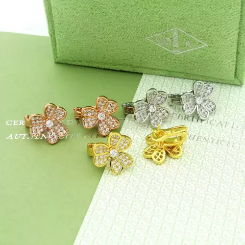 Replica Van Cleef & Arpels Earrings For Women #1280473 $27.00 USD for Wholesale