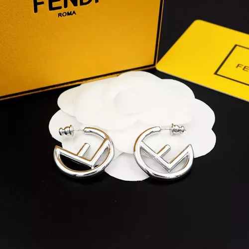 Replica Fendi Earrings For Women #1280487 $25.00 USD for Wholesale