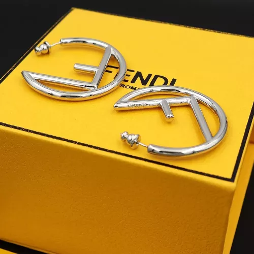 Replica Fendi Earrings For Women #1280489 $25.00 USD for Wholesale