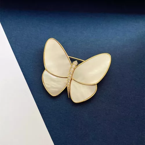 Replica Van Cleef & Arpels Brooches For Women #1280522 $82.00 USD for Wholesale