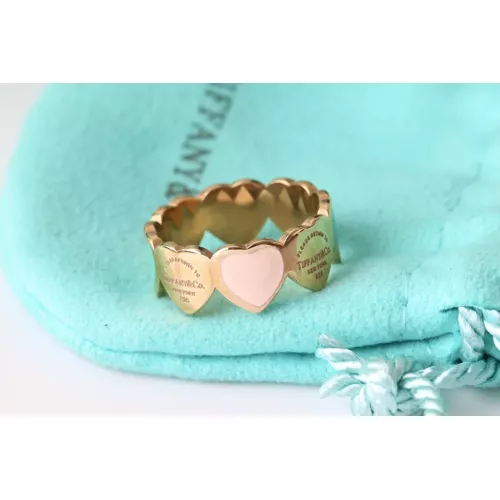 Tiffany Rings In Rose Gold #1280583 $32.00 USD, Wholesale Replica Tiffany Rings