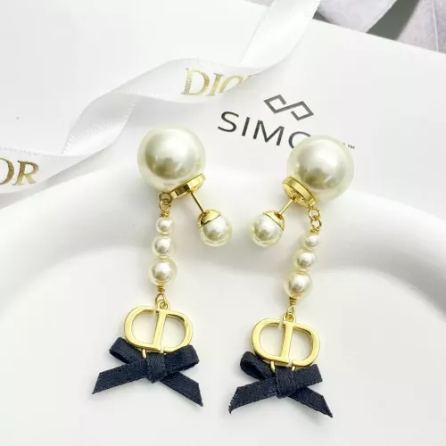 Replica Christian Dior Earrings For Women #1280609 $32.00 USD for Wholesale