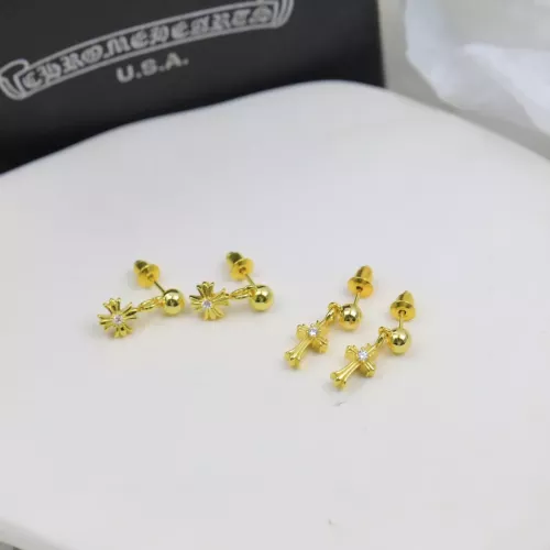 Replica Chrome Hearts Earrings #1280677 $25.00 USD for Wholesale