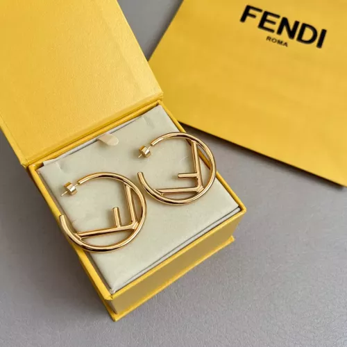 Replica Fendi Earrings For Women #1280681 $42.00 USD for Wholesale