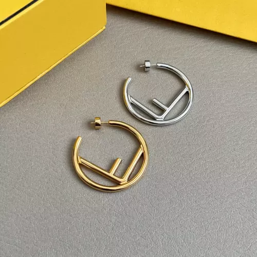 Fendi Earrings For Women #1280682 $42.00 USD, Wholesale Replica Fendi Earrings