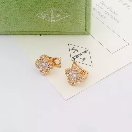 Van Cleef &amp; Arpels Earrings For Women #1280685 $27.00 USD, Wholesale Replica Van Cleef &amp; Arpels Earrings