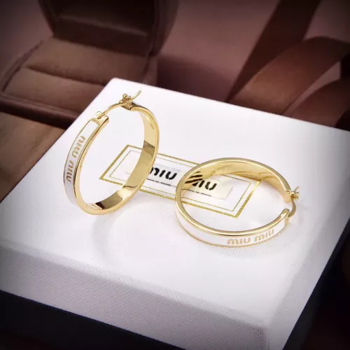 MIU MIU Earrings For Women #1280699 $29.00 USD, Wholesale Replica MIU MIU Earrings