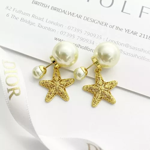 Replica Christian Dior Earrings For Women #1280750 $29.00 USD for Wholesale