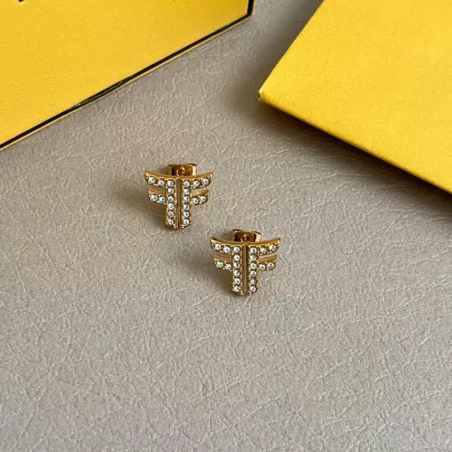 Fendi Earrings For Women #1280803 $38.00 USD, Wholesale Replica Fendi Earrings