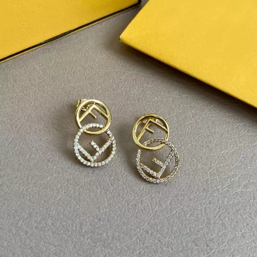 Fendi Earrings For Women #1280808 $38.00 USD, Wholesale Replica Fendi Earrings