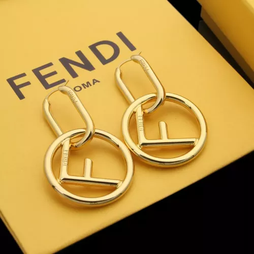 Fendi Earrings For Women #1280835 $32.00 USD, Wholesale Replica Fendi Earrings