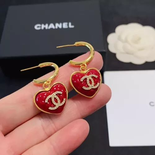 Replica Chanel Earrings For Women #1280893 $32.00 USD for Wholesale