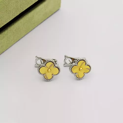 Van Cleef &amp; Arpels Earrings For Women #1280912 $27.00 USD, Wholesale Replica Van Cleef &amp; Arpels Earrings