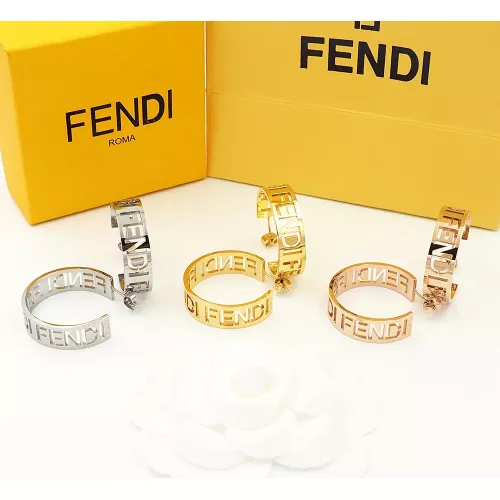 Replica Fendi Earrings For Women #1280925 $23.00 USD for Wholesale