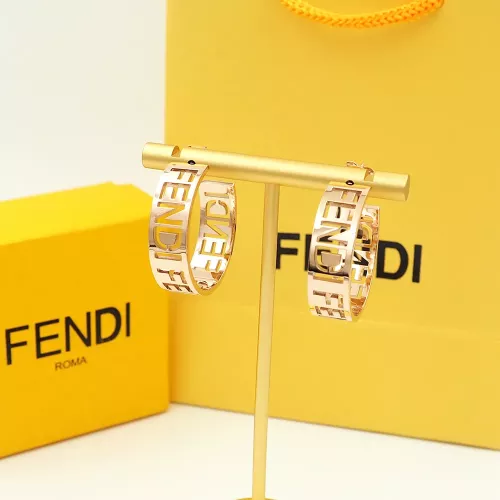 Replica Fendi Earrings For Women #1280926 $23.00 USD for Wholesale