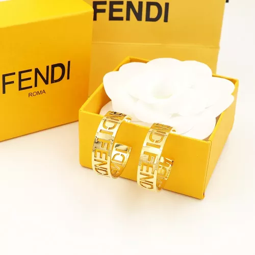 Replica Fendi Earrings For Women #1280927 $23.00 USD for Wholesale