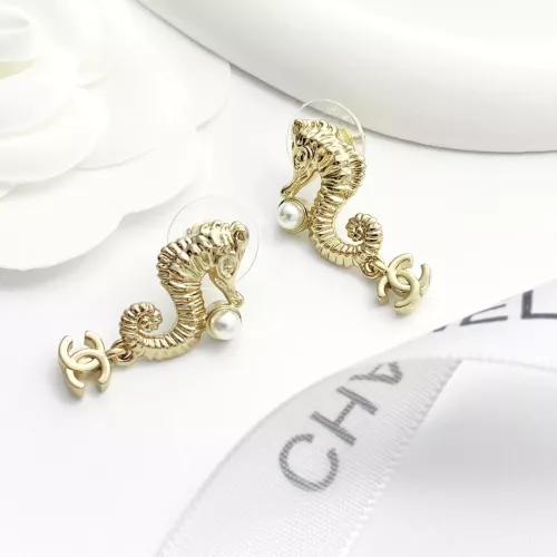 Replica Chanel Earrings For Women #1280928 $25.00 USD for Wholesale