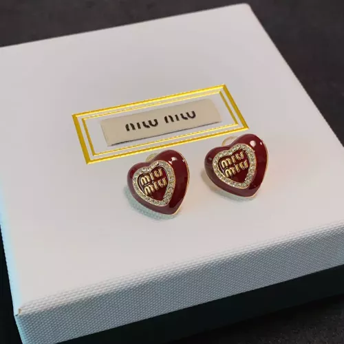 Replica MIU MIU Earrings For Women #1281025 $29.00 USD for Wholesale