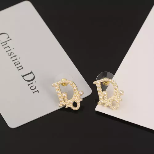 Replica Christian Dior Earrings For Women #1281083 $25.00 USD for Wholesale