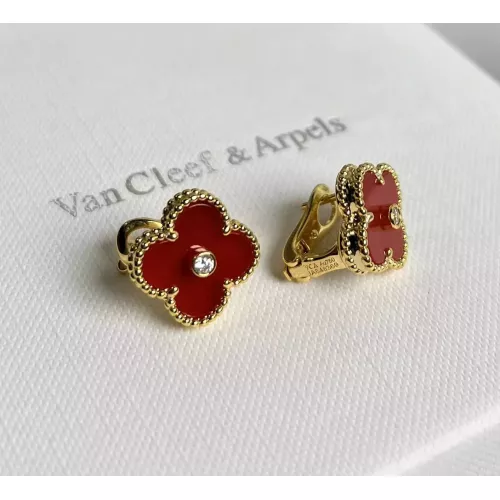 Van Cleef &amp; Arpels Earrings For Women #1281214 $60.00 USD, Wholesale Replica Van Cleef &amp; Arpels Earrings