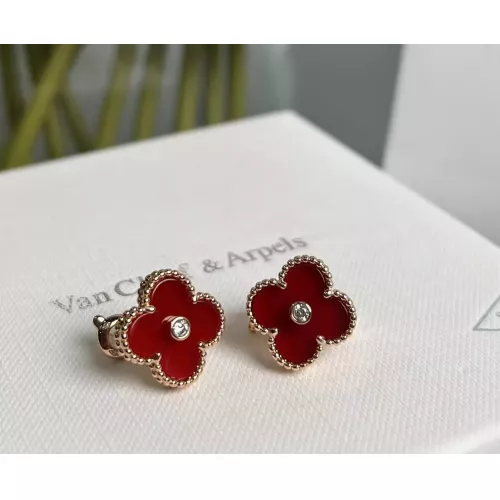 Replica Van Cleef & Arpels Earrings For Women #1281215 $60.00 USD for Wholesale