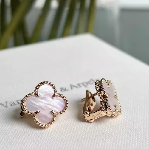 Van Cleef &amp; Arpels Earrings For Women #1281220 $60.00 USD, Wholesale Replica Van Cleef &amp; Arpels Earrings