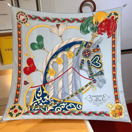 Hermes Silk Square For Women #1281230 $52.00 USD, Wholesale Replica Hermes Scarf