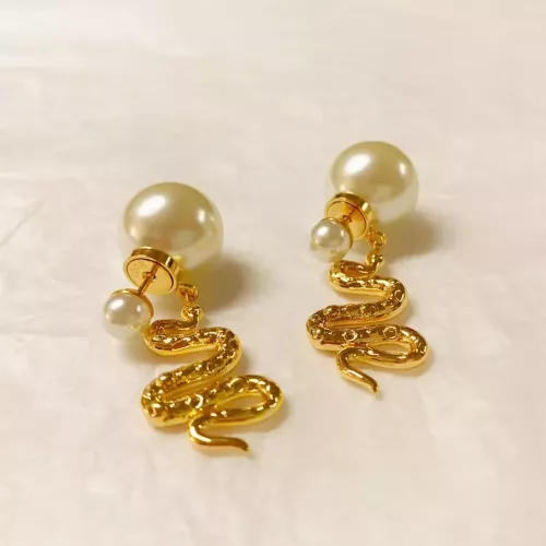 Replica Christian Dior Earrings For Women #1281307 $36.00 USD for Wholesale