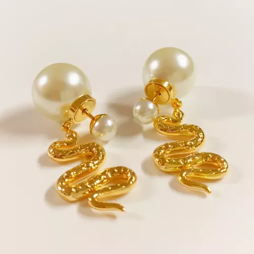 Replica Christian Dior Earrings For Women #1281307 $36.00 USD for Wholesale