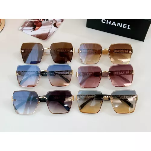 Replica Chanel AAA Quality Sunglasses #1281334 $60.00 USD for Wholesale