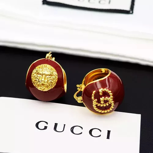 Replica Gucci Earrings For Women #1281481 $25.00 USD for Wholesale