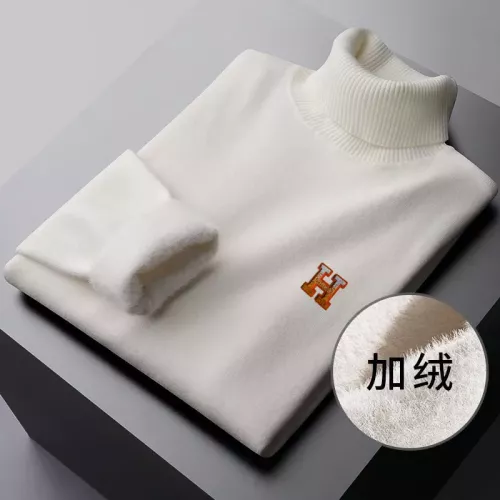 Replica Hermes Sweaters Long Sleeved For Men #1281709 $48.00 USD for Wholesale