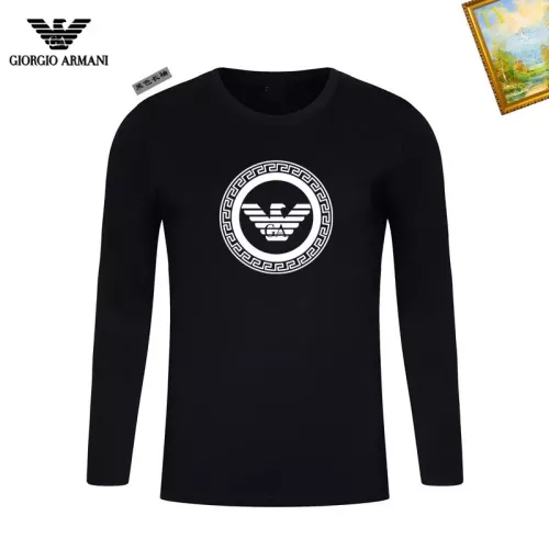 Armani T-Shirts Long Sleeved For Unisex #1281761 $34.00 USD, Wholesale Replica Armani T-Shirts