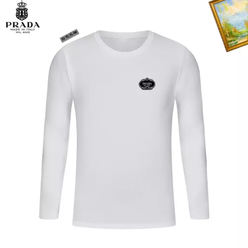 Prada T-Shirts Long Sleeved For Unisex #1281762 $34.00 USD, Wholesale Replica Prada T-Shirts