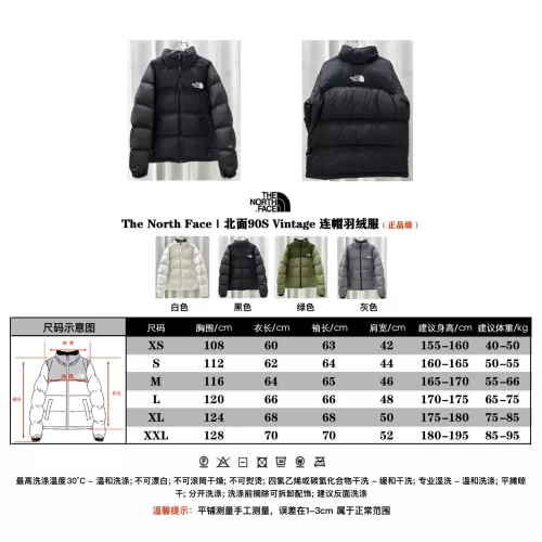 Replica The North Face Down Feather Coat Long Sleeved For Unisex #1281767 $125.00 USD for Wholesale