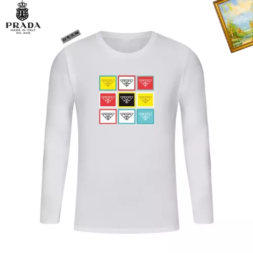 Prada T-Shirts Long Sleeved For Unisex #1281774 $34.00 USD, Wholesale Replica Prada T-Shirts