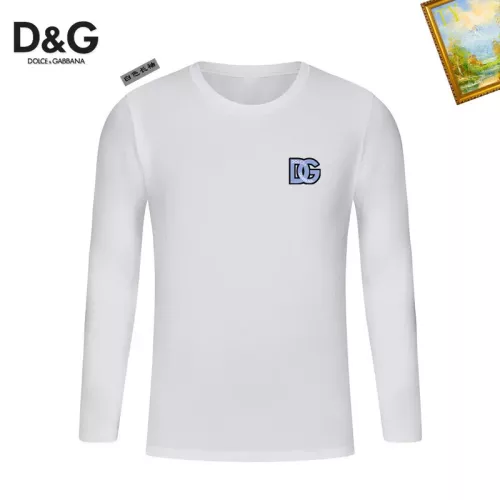 Dolce &amp; Gabbana D&amp;G T-Shirts Long Sleeved For Unisex #1281800 $34.00 USD, Wholesale Replica Dolce &amp; Gabbana D&amp;G T-Shirts