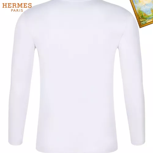 Replica Hermes T-Shirts Long Sleeved For Unisex #1281804 $34.00 USD for Wholesale