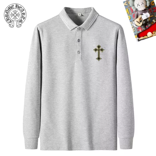 Chrome Hearts T-Shirts Long Sleeved For Men #1281841 $40.00 USD, Wholesale Replica Chrome Hearts T-Shirts