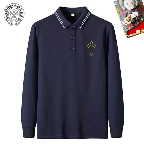 Chrome Hearts T-Shirts Long Sleeved For Men #1281843 $40.00 USD, Wholesale Replica Chrome Hearts T-Shirts