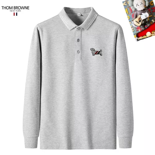 Thom Browne TB T-Shirts Long Sleeved For Men #1281851 $40.00 USD, Wholesale Replica Thom Browne TB T-Shirts