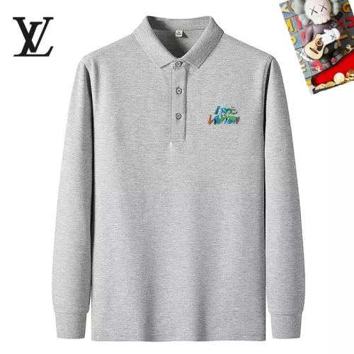 Louis Vuitton LV T-Shirts Long Sleeved For Men #1281856 $40.00 USD, Wholesale Replica Louis Vuitton LV T-Shirts