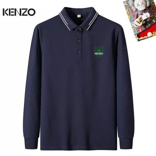 Kenzo T-Shirts Long Sleeved For Men #1281877 $40.00 USD, Wholesale Replica Kenzo T-Shirts