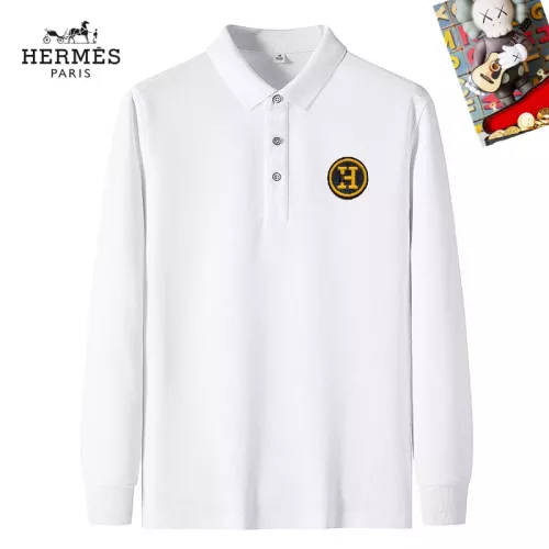 Hermes T-Shirts Long Sleeved For Men #1281899 $40.00 USD, Wholesale Replica Hermes T-Shirts