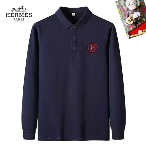 Hermes T-Shirts Long Sleeved For Men #1281906 $40.00 USD, Wholesale Replica Hermes T-Shirts