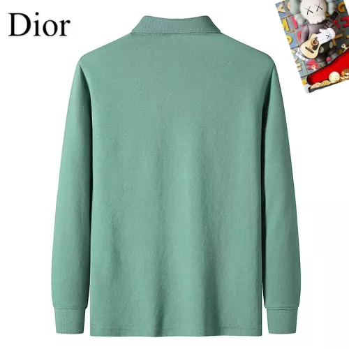 Replica Christian Dior T-Shirts Long Sleeved For Men #1281916 $40.00 USD for Wholesale